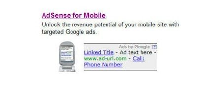 Adsense sbarca anche sui cellulari