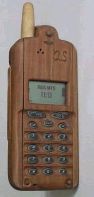 Cellulare di legno